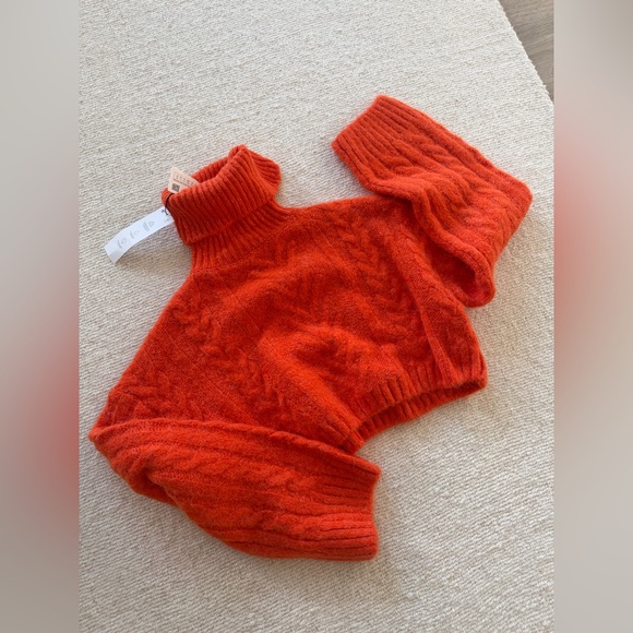 Zara knitted turtleneck sweter top cardigan - Picture 7 of 8